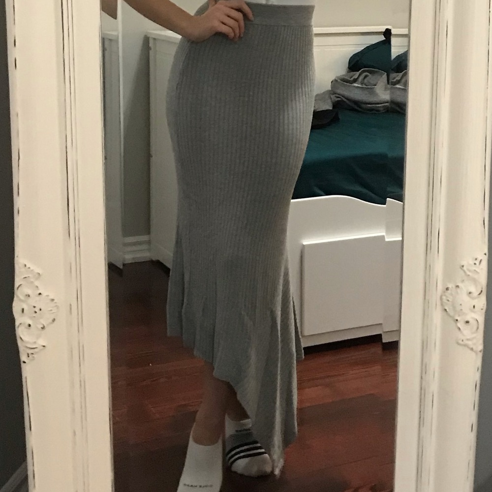 Long Knitted Skirt